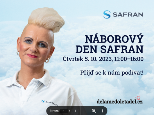 Zveme vás na náborový den v Safran Cabin